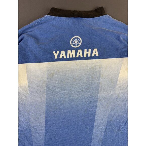 Vintage 90s Y2K Yamaha Motorsports Dirt Bike Long Sleeve Shirt Streetwear AOP T - Picture 10 of 16